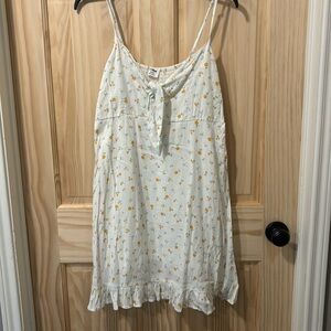 White cotton on summer dress